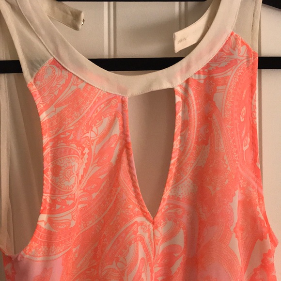 Orange and pink dress - Picture 2 of 3